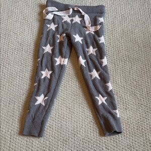 Honeydew Intimates Gray and Pink Star Lounge Pants